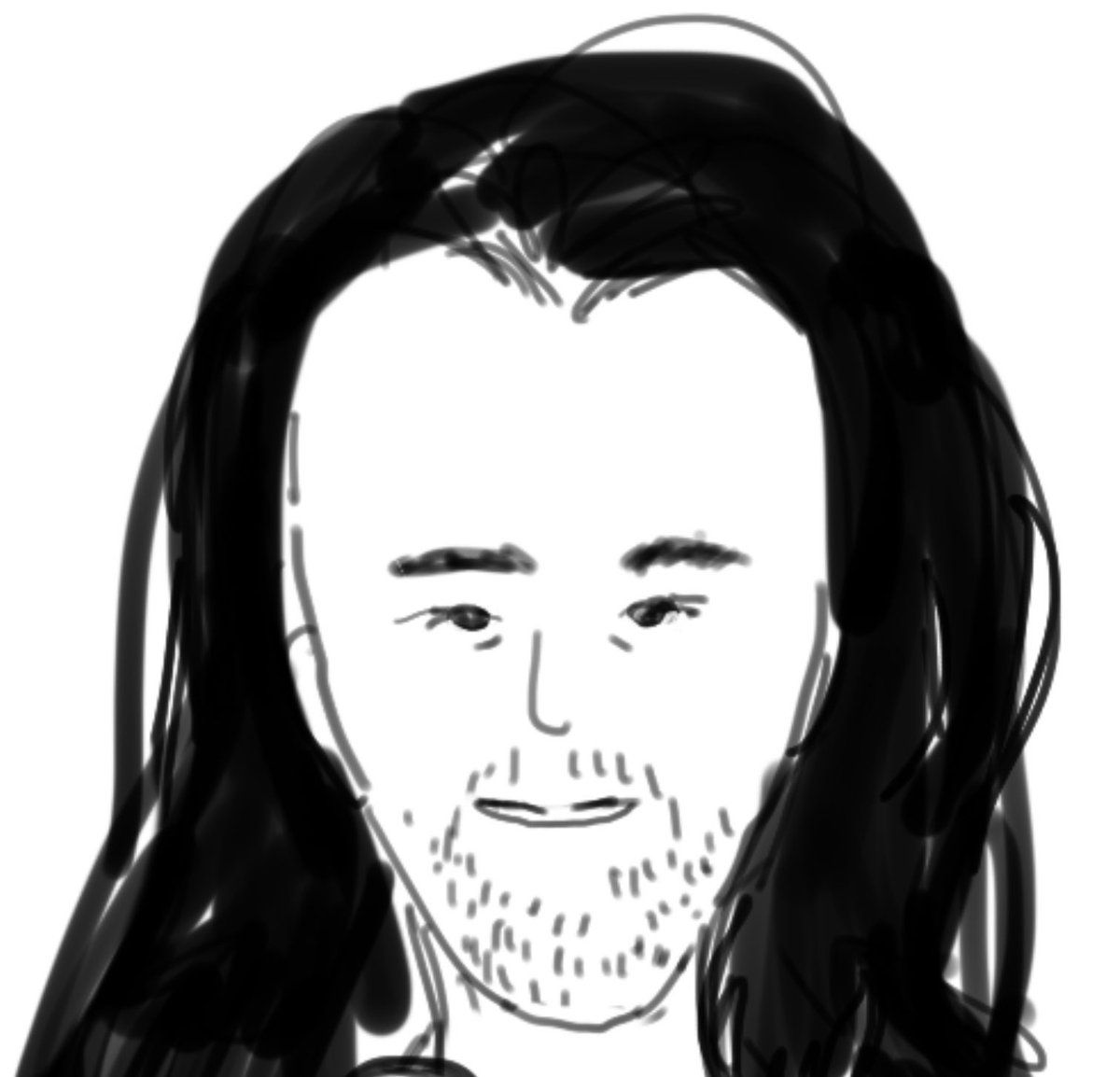 So me and my bf had a competition to see who can draw best keanu reeves. 
Goodnight 