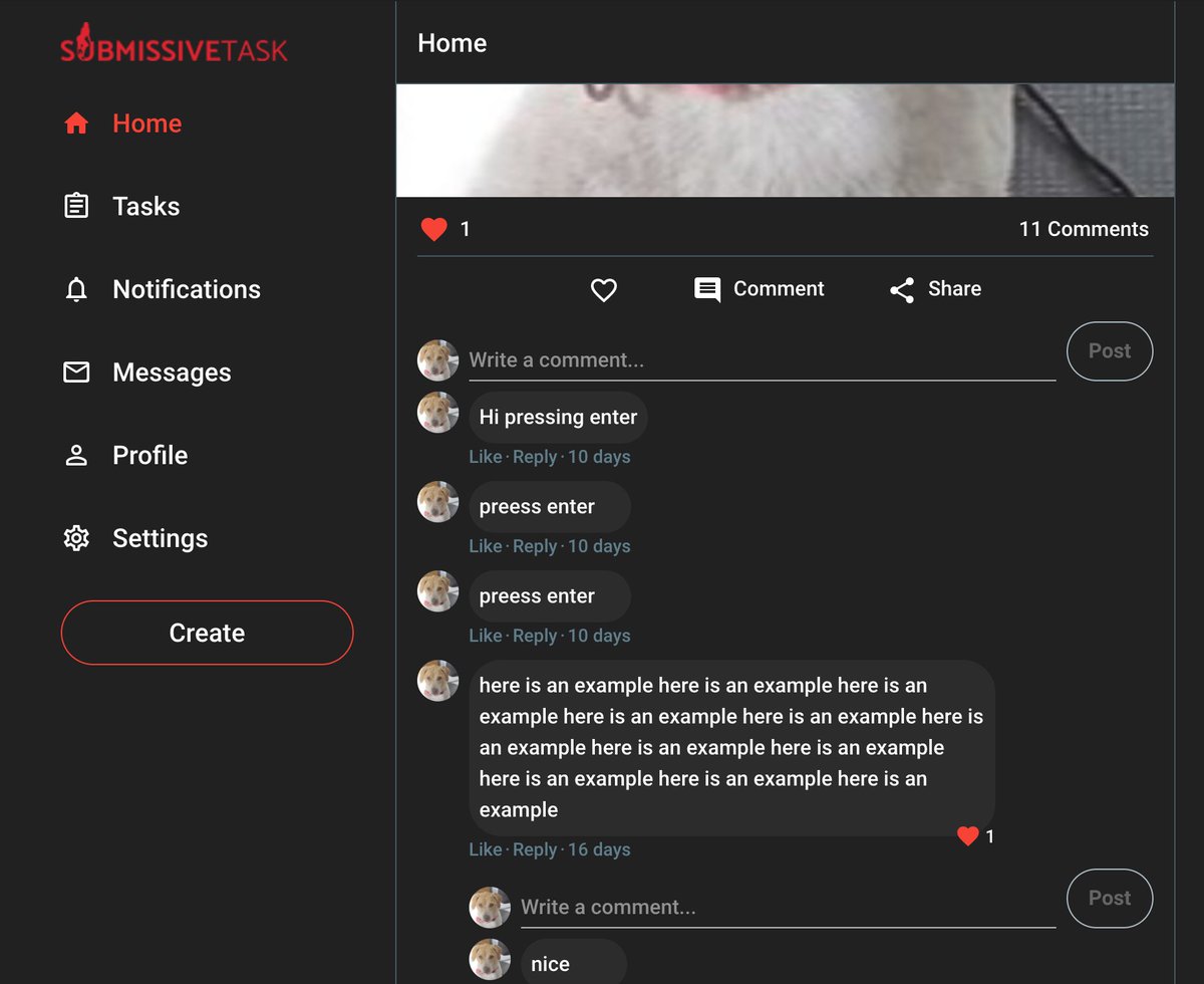 submissivetask's tweet image. Comments and comments and comments and comments!
Getting close to launch!