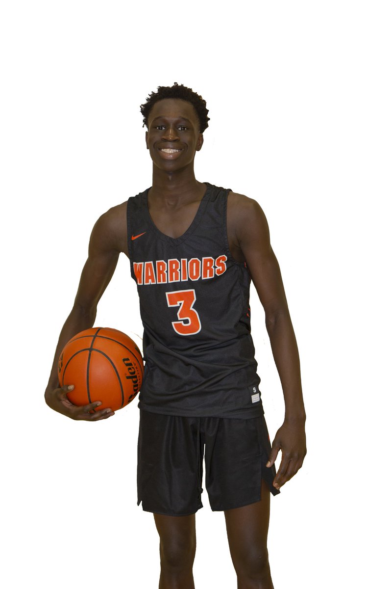 WHSBoysBask's tweet photo. Senior Akok Aguer gets the honor of first dunk in our new road blacks tonight vs Huron https://t.co/JJdLrl1Rjw