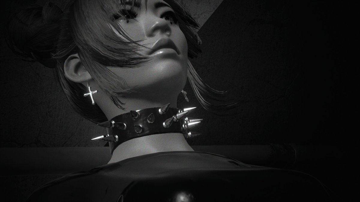 domigraph's tweet image. #PS5Share, #Cyberpunk2077 #blackandwhite