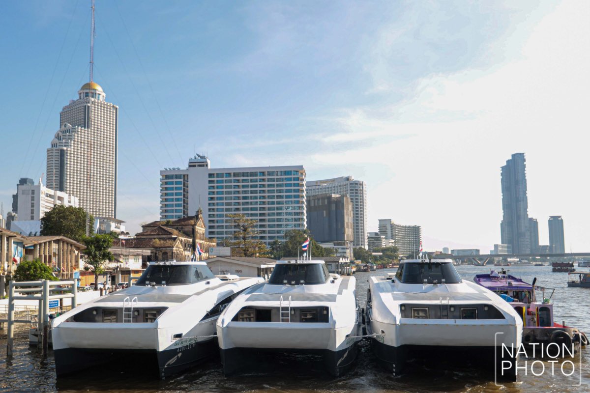 The electric boats couldn’t have come at a better time, what with PM2.5 levels rising again. There will initially be three boats and then 23 more next year. Let’s hope Saen Saeb Canal will be next!PM opens Chao Phraya electric ferry route  https://www.nationthailand.com/news/30400065   #Bangkok
