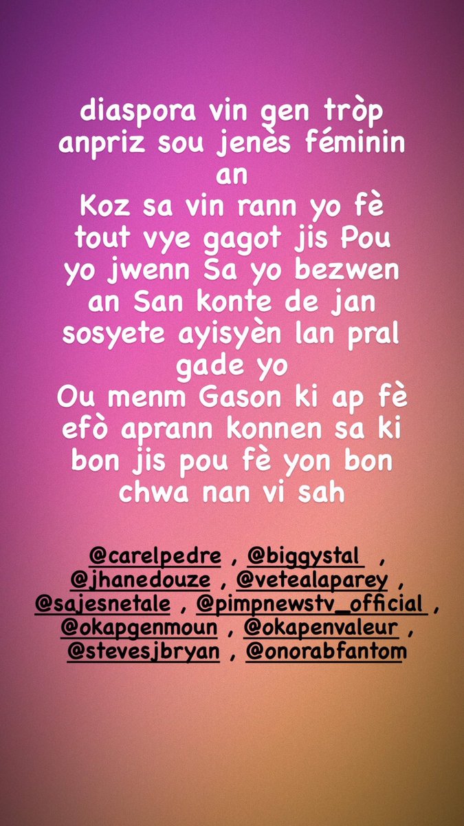 MasterChucki's tweet image. Ann f mesaj la rive a destination