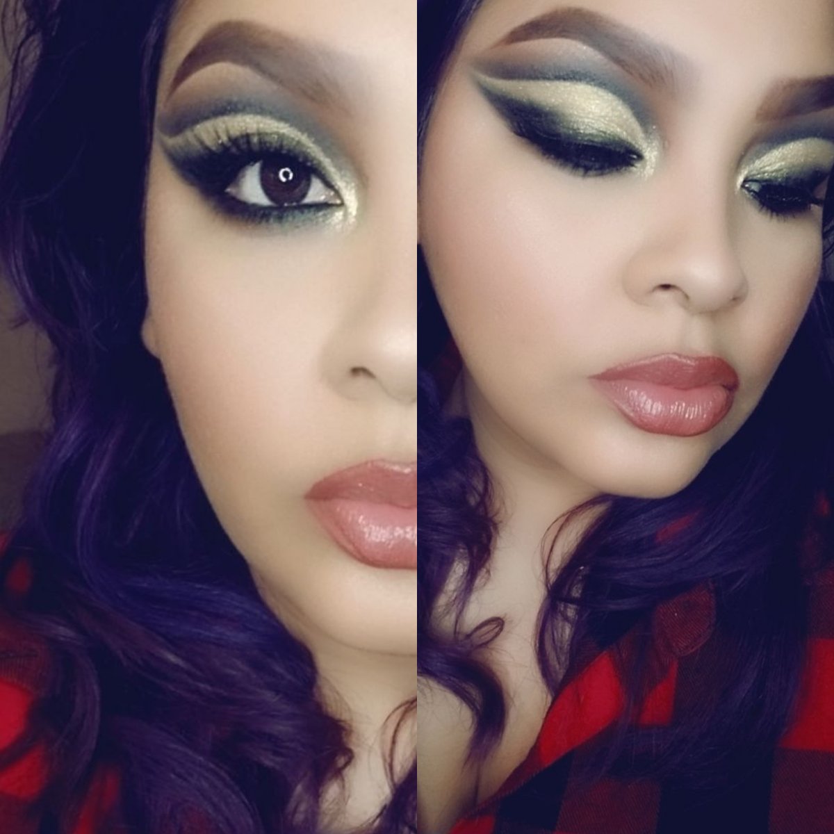 EstradaMaralyn's tweet photo. @ColourPopCo 
Good as Gold palette #colourpop #colourpopme #beautyinfluencer #makeup #makeupinfluencer #makeupartist #makeupenthusiast #holidaylook #christmasmakeup 
IG: @maralynestrada https://t.co/sN46cC0Zf7