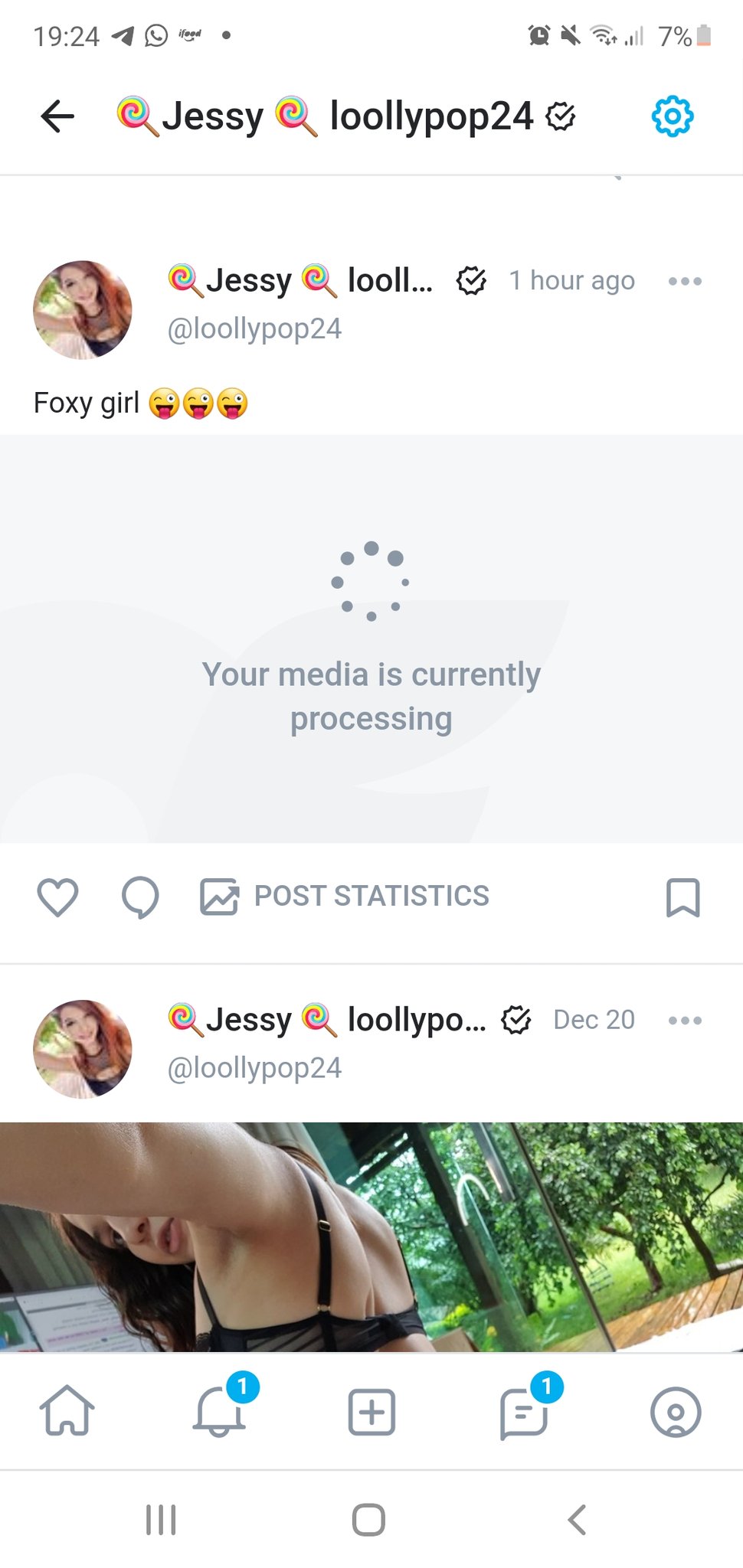 TW Pornstars - Loollypop. Twitter. Onlyfans isn't posting today? Processing  for one hour already. 10:25 PM - 22 Dec 2020