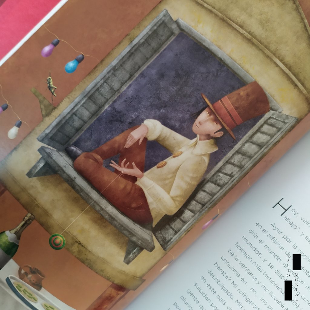 ESaltoMortal's tweet photo. La literatura se manifiesta en diversos lenguajes en búsqueda de lo profundo. Agradecemos a nuestros ilustradores, quienes, de una manera preciosa complementan estos cuentos navideños. https://t.co/F47oH3bXl8 https://t.co/KKricBK0gQ