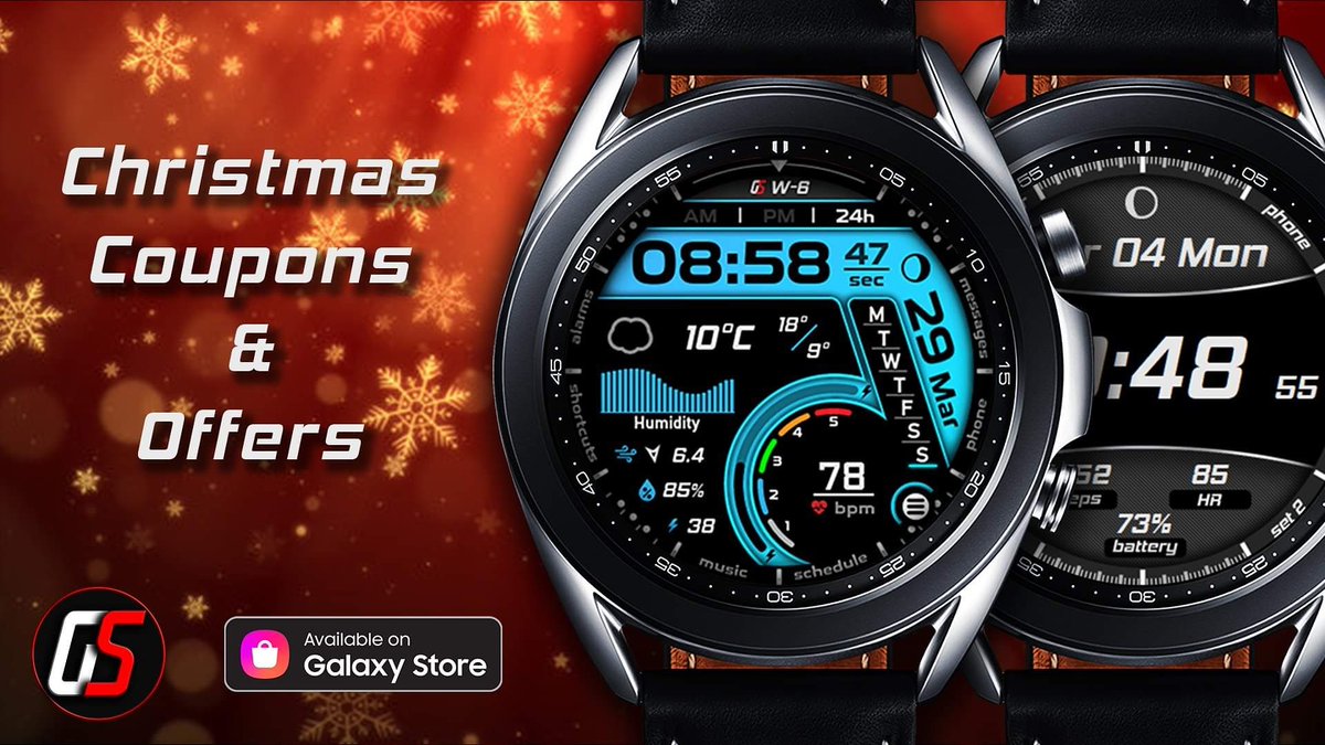 GsWatchfaces's tweet image. Don't miss our Christmas offers 
Check them out here
gswatchfaces.com/christmas-offe…