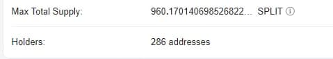 Split_Network's tweet photo. So far, 4% of the total $SPLIT supply has been burned 🔥 https://t.co/hOppxY5far