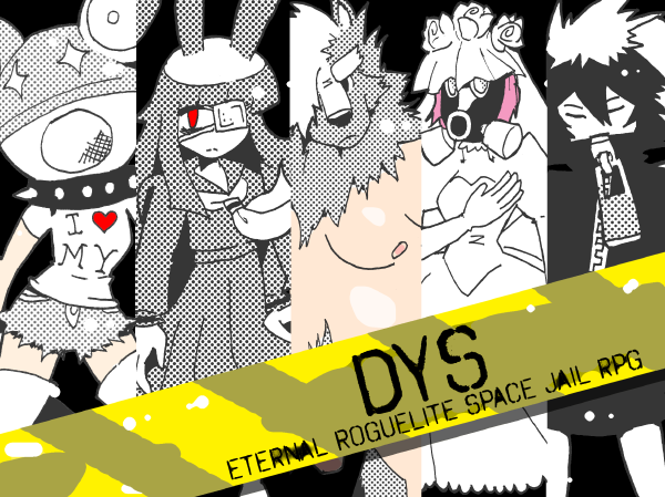 DYS: Eternal Space Jail RPG ($PWYW!) - from the maker of MOUTH SWEET comes an inventive 3D roguelite dungeon crawler, featuring 7 wild classes like Riot Queen and Brain Wizard! mutate, reincarnate, and fight like hell to escape your space prison!  https://lovegames.itch.io/dys&nbsp;