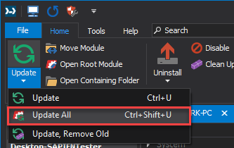 SAPIENTech's tweet image. #DidYouKnow you can update all the modules you have installed from the #PowerShellGallery from #ModuleManager at once?
#SAPIENTech #PowerShell
