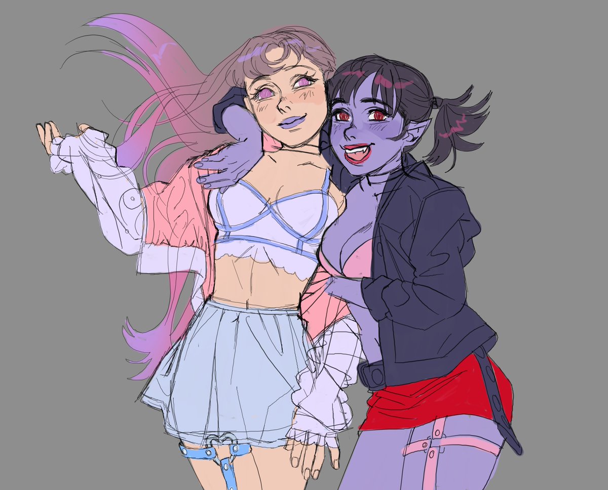 Its been a while since I last posted! some sketches I've posted on patreon + a new girl named Meep!