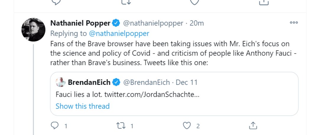 it's the cowardly mob behavior of bullies who fear their power threatened.they cannot win arguments on their merits but demand obeisance to their doctrine like some dark ages witch hunter.no dissent is to be tolerated.ESPECIALLY when it's true.fauci does lie. a lot.