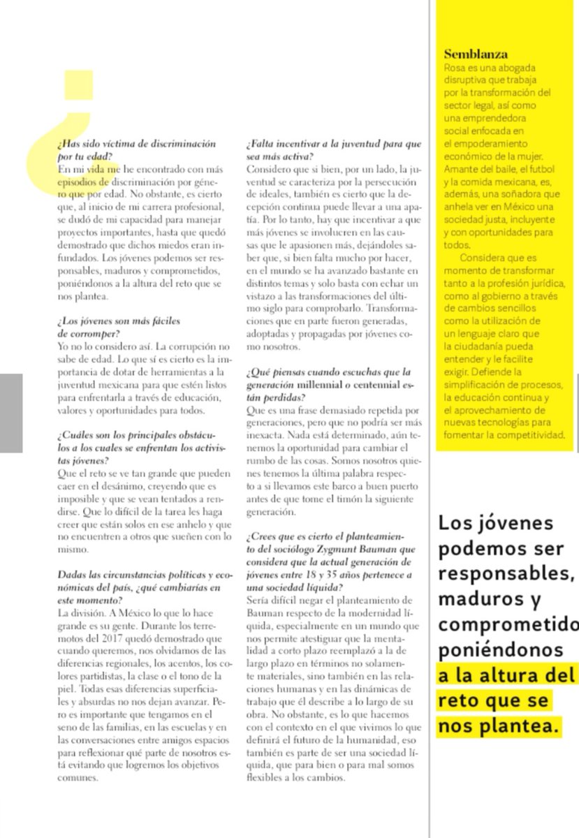 Este año aprendí que es válido celebrar los pequeños avances. Agradezco a la Revista 360 por considerarme como uno de los 30 menores de 30 que están transformando su entorno. Sé que México y LATAM están llenos de jóvenes que quieren cambiar el mundo. Lo vamos a lograr.