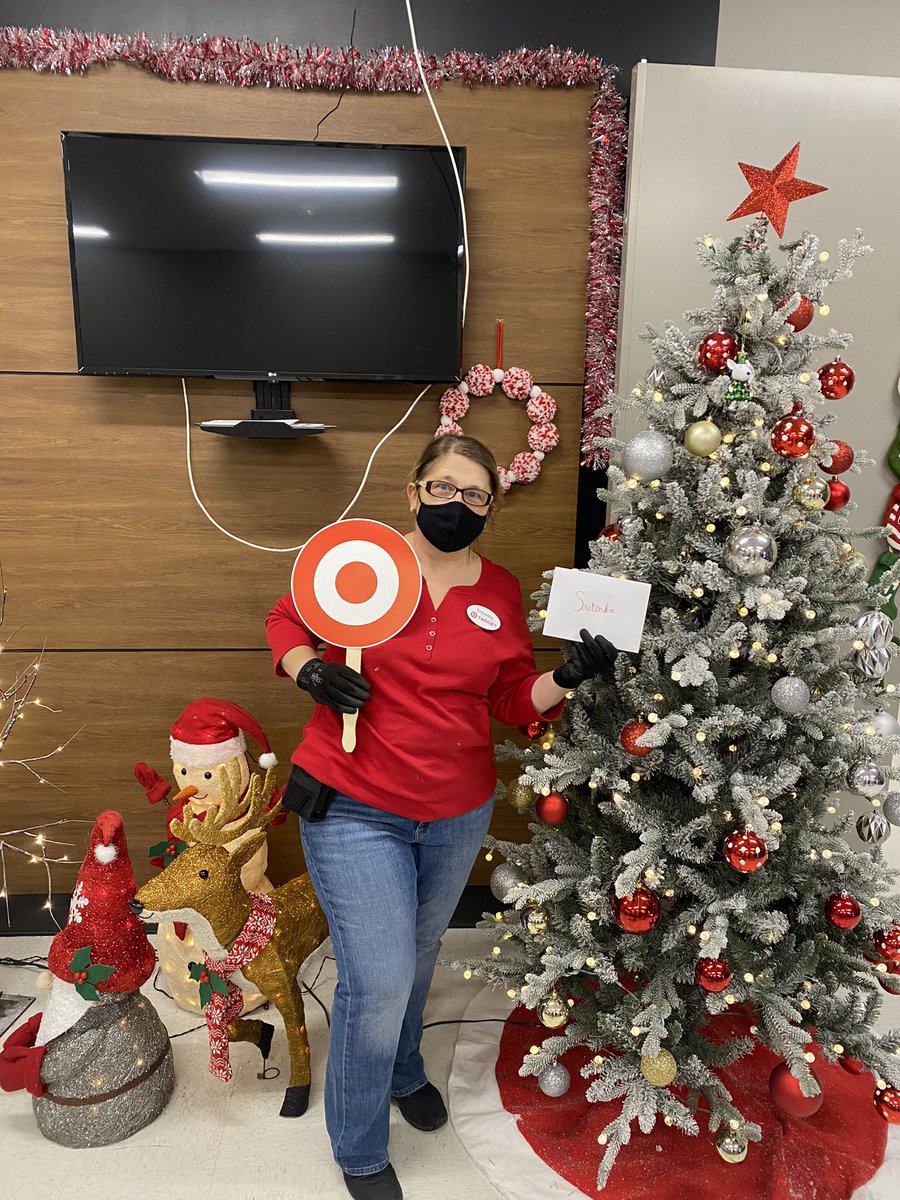 Celebrating Sharon and Sretenka as our Work.Win.Give. recipients! They were so excited and grateful🎄🎯#WeAreTarget