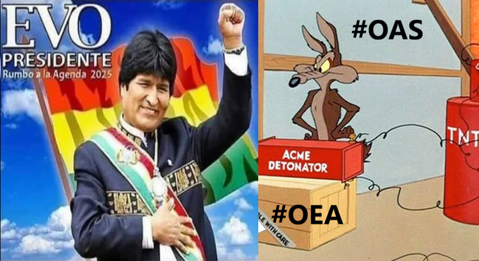 Aline36659579's tweet photo. @telesurenglish THE BOLIVIA COUP POLITICIANS, Tuto Quiroga, Almagro, Jhanisse Vaca Daza, Camacho, Mesa, Anez "las pititas".
#Bolivia #BoliviaCoup2019 #OAS #OEA #Alamgro, #Anez https://t.co/bkssdCIo9m