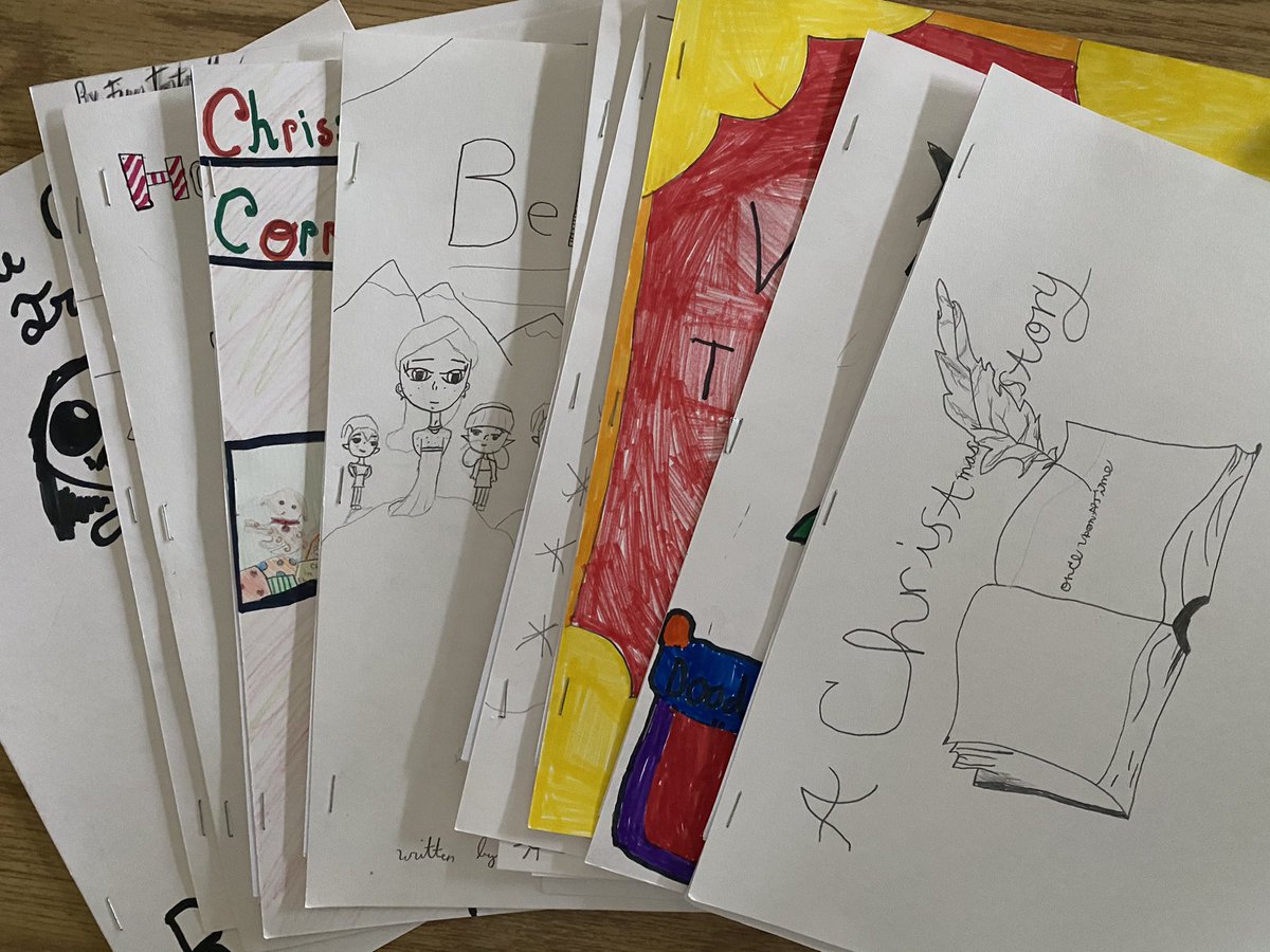 MissSoldano's tweet photo. 5th grade authors published their Christmas narratives today! So proud of their hard work! 🎅🏻🎄 https://t.co/cp0gY6hAHZ