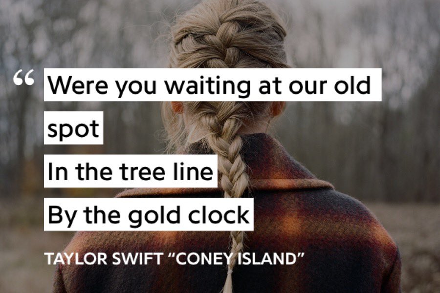 The clock reference in Coney Island is probably my favorite. The clock in the novel symbolizes the passage of time that has passed and the moments Gatsby wants back. He spent 5 years without Daisy and he would do anything to rewind time and do things differently