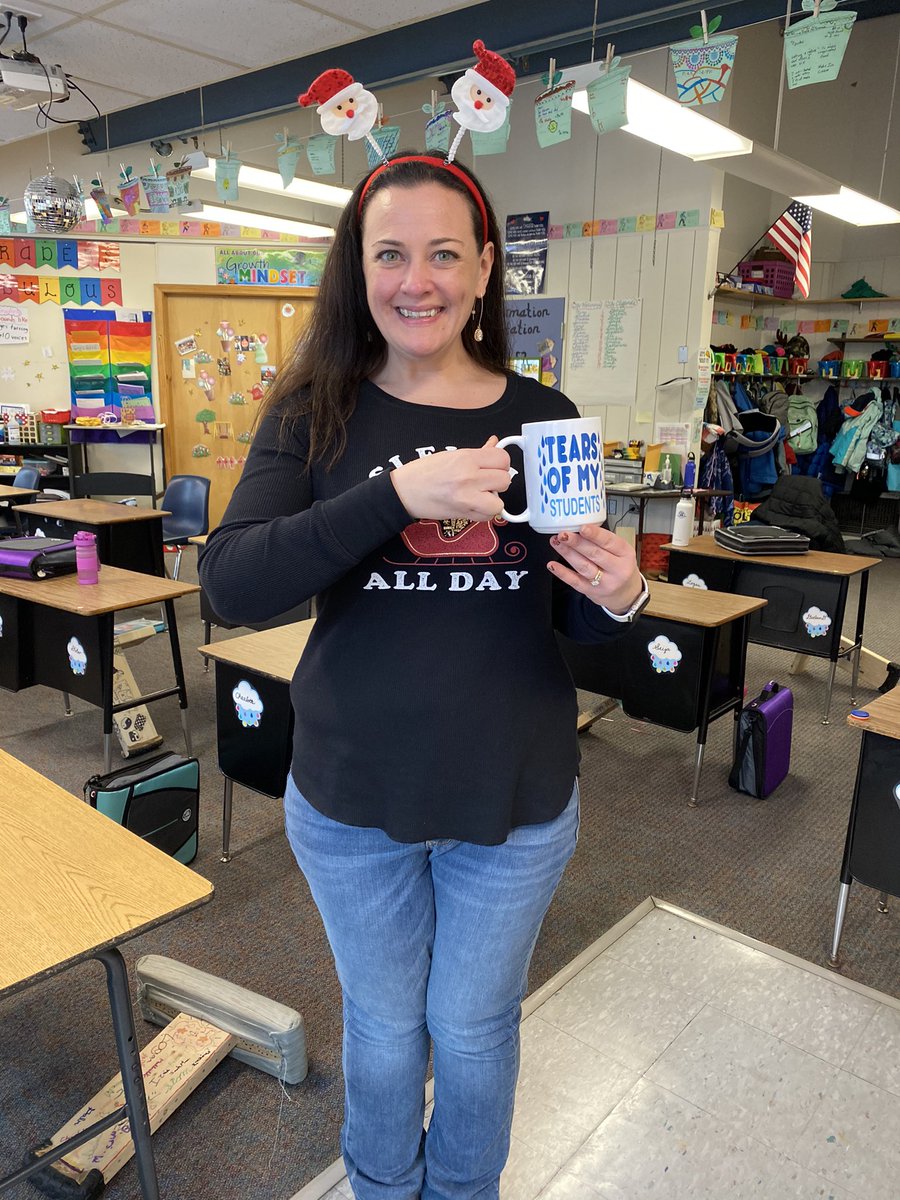 LOVE my job. Silly coffee mug on the last school day of 2020. Shared with my class how special they are to me this year because they’ve sustained (and thrived in) being in person 5 full days and with masks, physical distancing, and hand hygiene - they’ve ROCKED it! #teacher