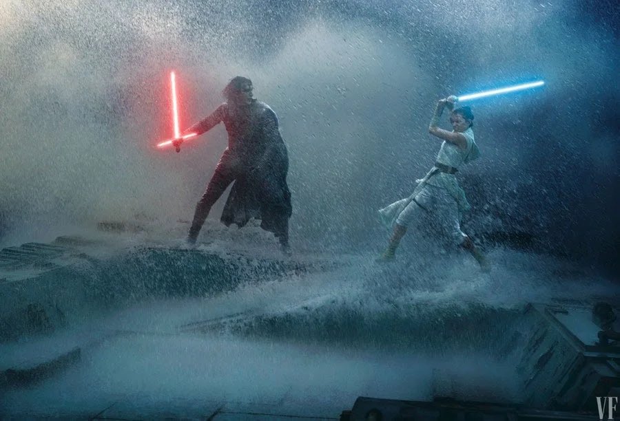 — promotional pictures for the rise of skywalker