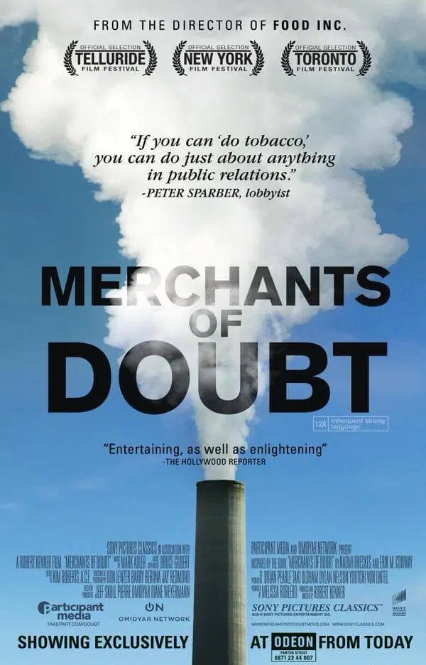 "Merchants of Doubt" by  @NaomiOreskes and  @ErikMConway (who happens to be a colleague of mine at the space lab). The classic exposé of the evil scholars who create confusion and delay in support of deadly corporate malfeasance with their lies. Yes, evil.