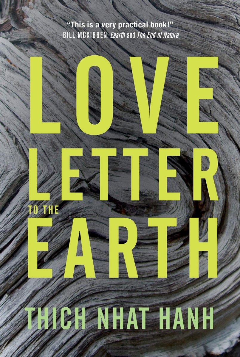 "Love Letter to the Earth" by  @thichnhathanh. A little gem of a book. You can feel the love, compassion, and concern in every word. As a writer, I draw so much inspiration from Thay.