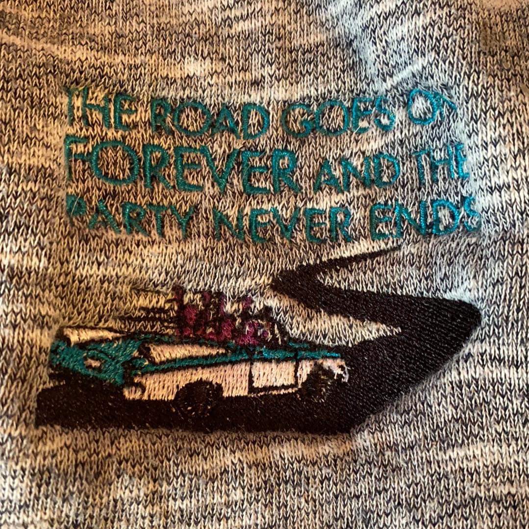 Incidentally, that song was the theme of the surprise cross country trip I took my husband on for his birthday. Kidnap style. We even had shirts. Old Man’s Road and Sapphire and Gold evoke good memories and the promise of more.  @RRankinPhoto