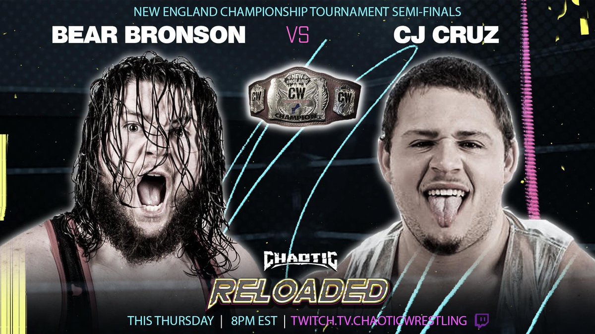ChaoticWrestlin's tweet image. Are you guys ready for Chaotic Reloaded this Thursday?? 

Click the link: Twitch.tv/chaoticwrestli… 

We’ve got a great line up for you guys! 

Plus: 
- @AdvisorEvan vs. @MostMarketable 
- @MaxSmashmaster vs. @TJCWrestling  

#prowrestling #wwe #AEW