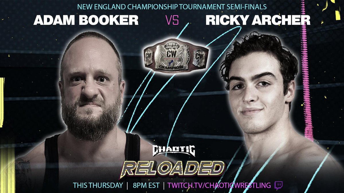 ChaoticWrestlin's tweet image. Are you guys ready for Chaotic Reloaded this Thursday?? 

Click the link: Twitch.tv/chaoticwrestli… 

We’ve got a great line up for you guys! 

Plus: 
- @AdvisorEvan vs. @MostMarketable 
- @MaxSmashmaster vs. @TJCWrestling  

#prowrestling #wwe #AEW