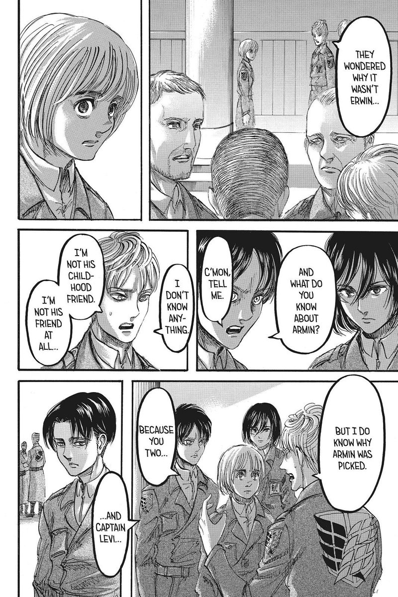 Towards his peers, he blames them for making a rash, emotional decision. Floch has adopted an attitude where he can't let his emotions get in the way of the greater good and because he experienced his superiors and peers making a "bad" decision based on their emotions he became