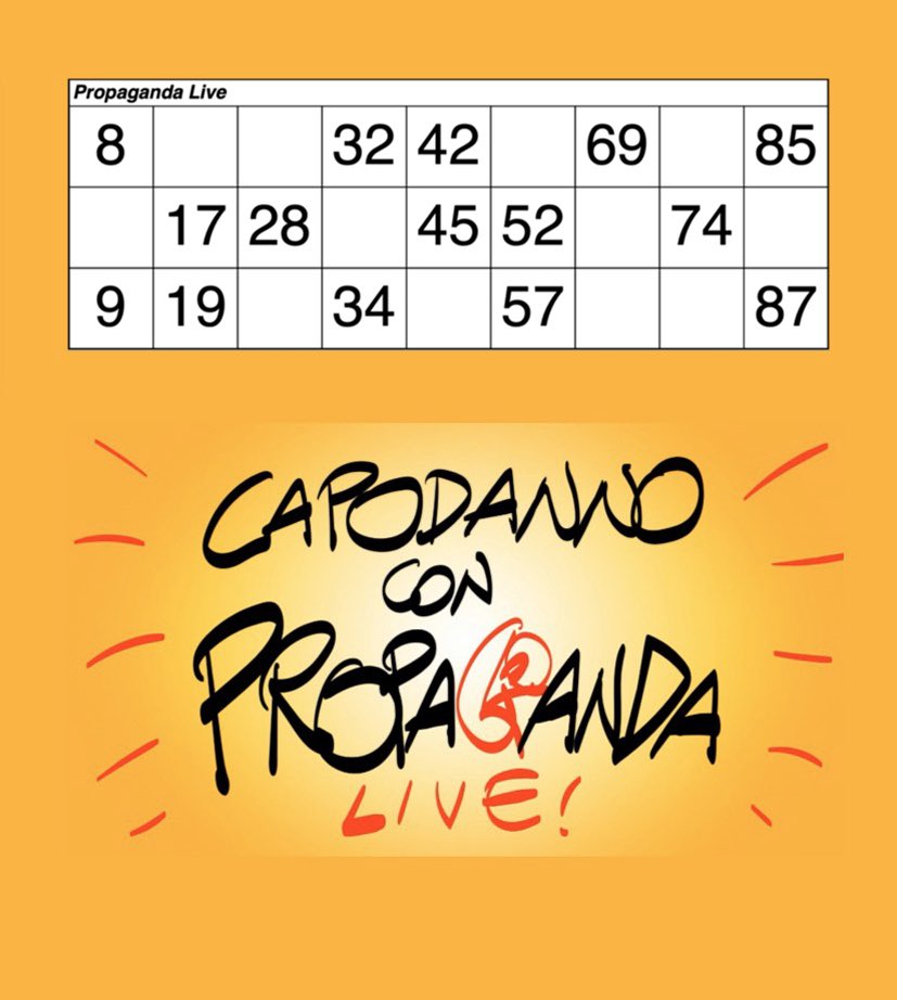 Sbazz96's tweet photo. #propagandalive #propagandatombola https://t.co/xmnIRm9e1S