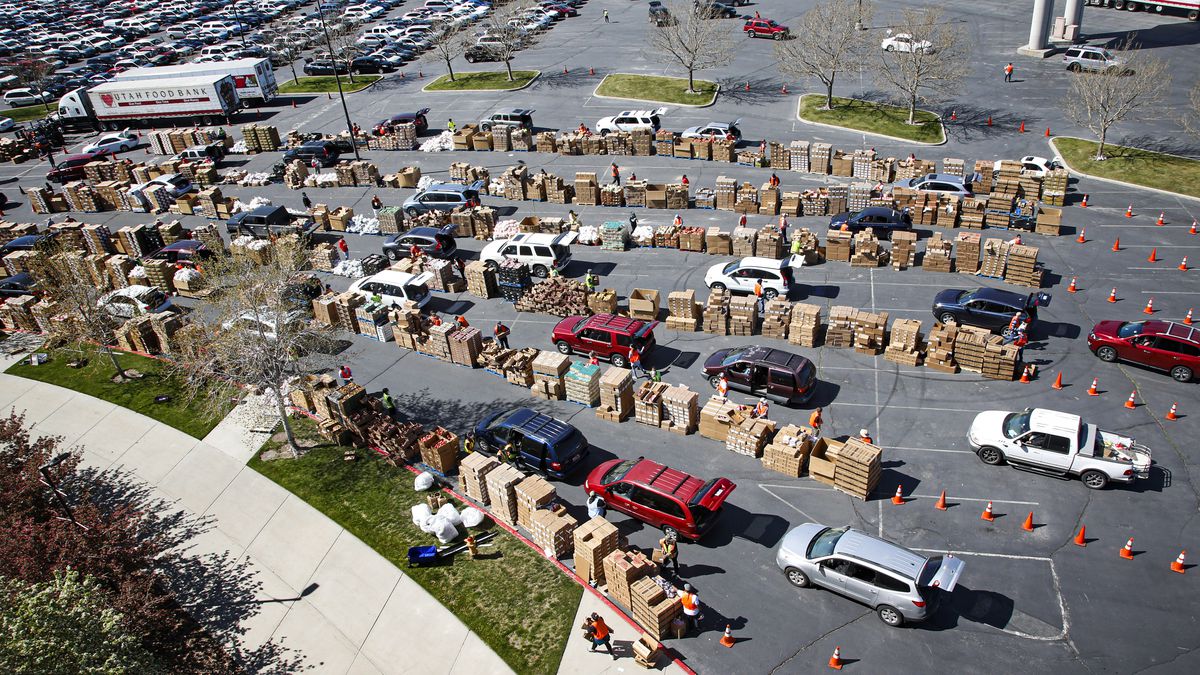 Since Thanksgiving, social media has been flooded with pictures of hours-long waits at food pantries across the country, just like these. Food banks act as a lifeline for many when it comes to providing their families with healthy and nutritious food.