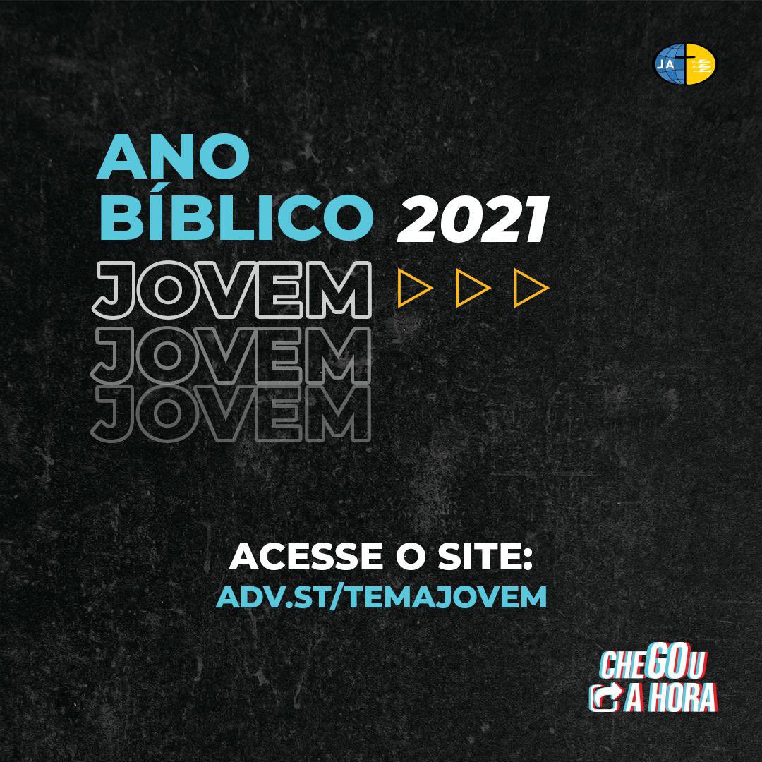 Vc já leu a Bíblia inteira alguma vez? Coloque isso como meta pro ano que vem. Baixe já o Ano Bíblico Jovem para 2021 no site: adv.st/temajovem
 
📱E para ajudar você em seus estudos, baixe também o app Bible Plan na loja de aplicativos do seu celular.