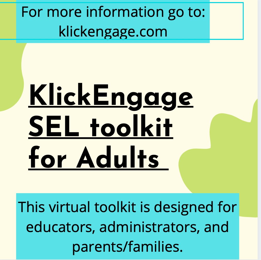 Our virtual SEL for Adult Toolkits are underway! Contact us if you'd like to beta test our Toolkit with your school or at home. #mentalhealth #toolkit #SEL #education