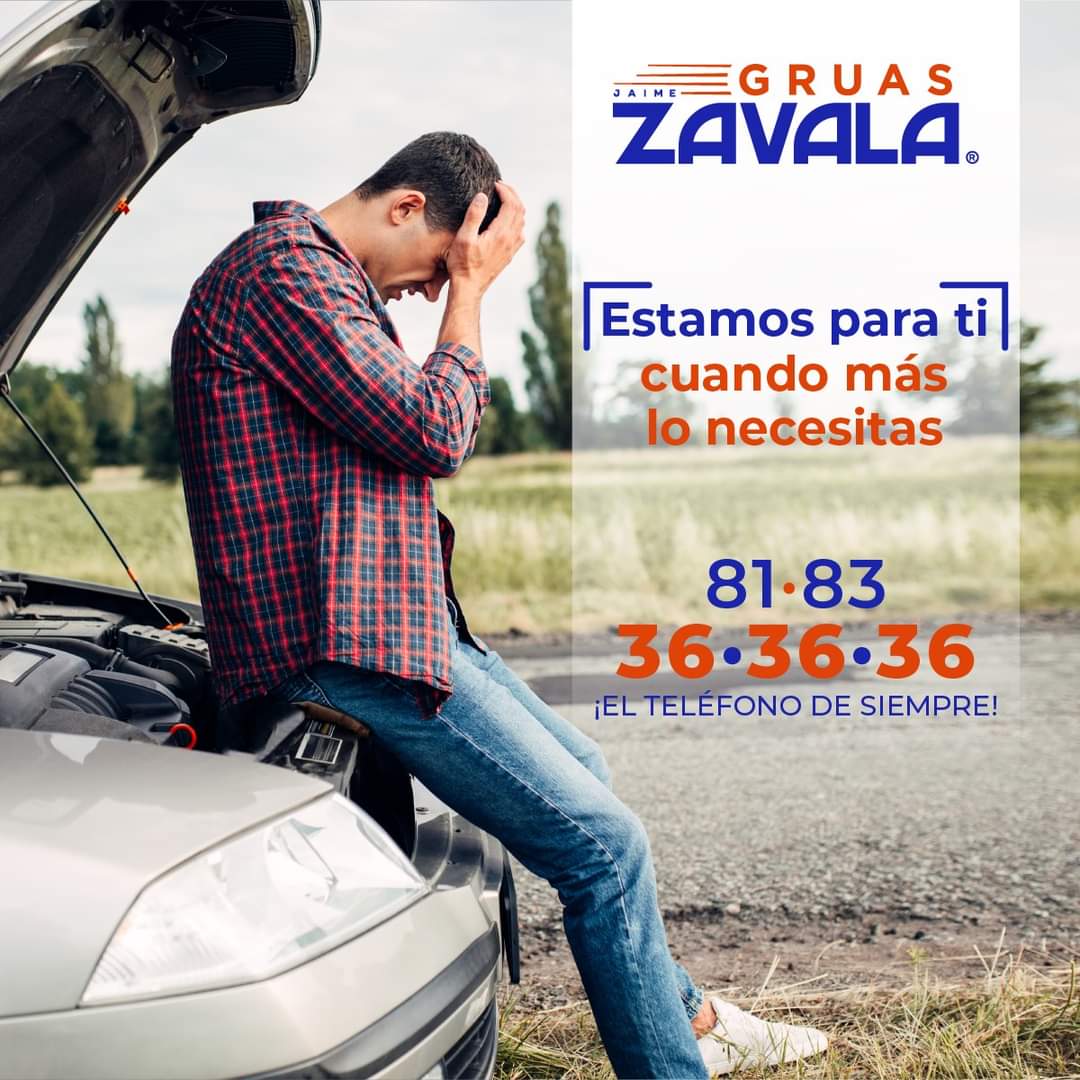 ¡Vamos por ti a donde sea! Somos tu equipo de #grúas de confianza. #GrúasZavala

Solicitá tu servicio en nuestra página web ⬇️⬇️⬇️
gruaszavala.com
Tel. 81 83 36 36 36
WhatsApp: 81 1243 4297