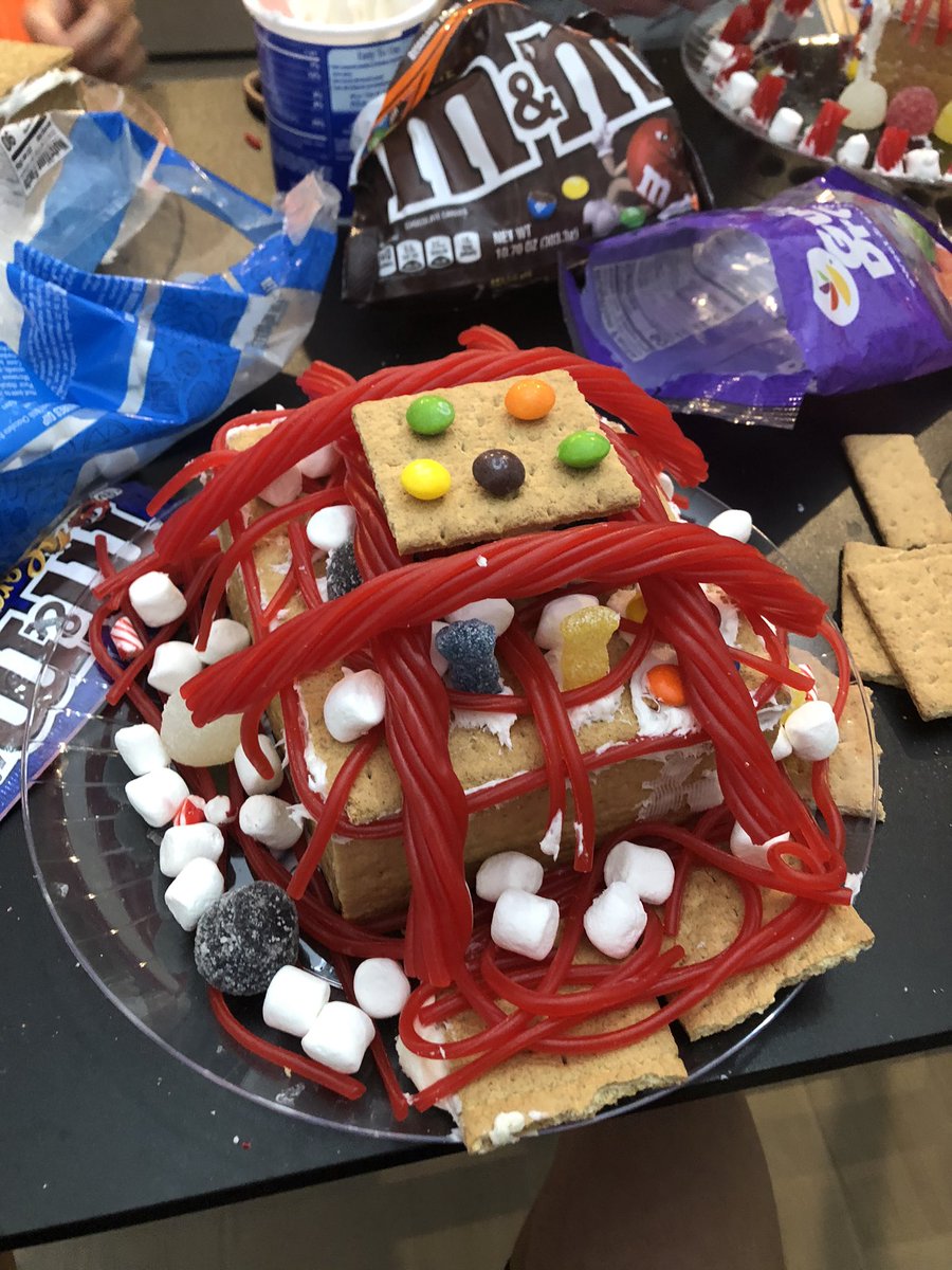 Here is my Ginderbread house made out of no gingerbread