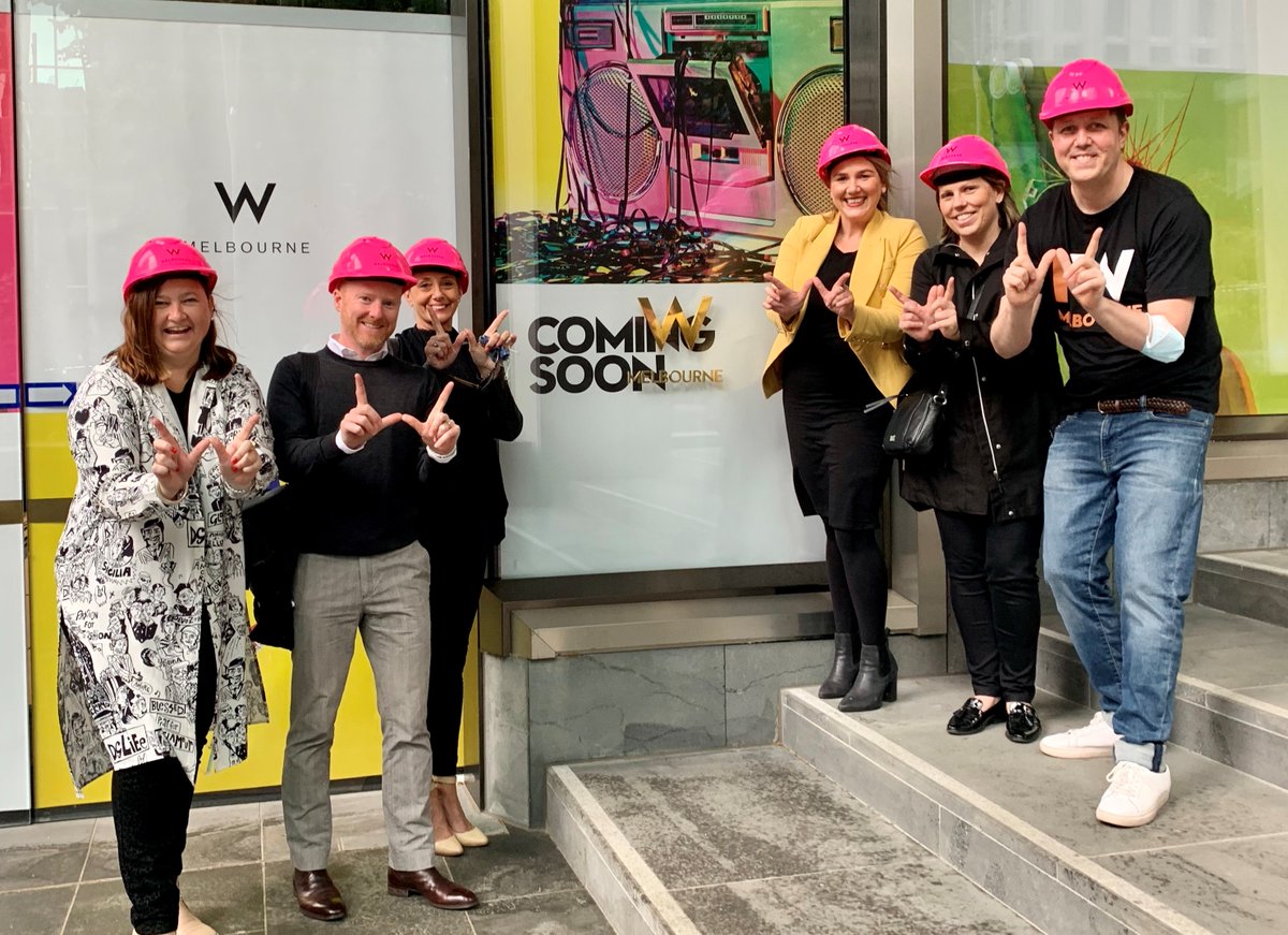 MelbConventions's tweet photo. 🏨Yesterday our MCB team got to take a sneak peek tour into Melbourne’s first luxury lifestyle hotel, @WMelbourneHotel to see what’s on offer for our event planning clients. Opening its’ doors in February 2021 we're excited to see what's in store!
#mcb #mcbpartners #eventprofs https://t.co/HBsf6qOZK0