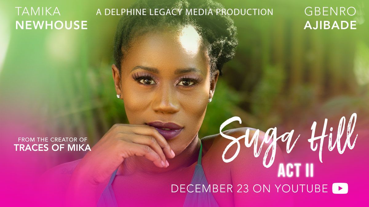 delphinepub's tweet photo. @TamikaNewhouse’s visual experience of her romance novel, Suga Hill Act II officially drops on Dec 23! The hot, sultry, poetic, &amp; emotion-filled trailer features Tamika alongside @gbenrostyle as her love interest Christian. Music is “I still see you” from @EssenceOfEbby_ https://t.co/qzRDQLvdii