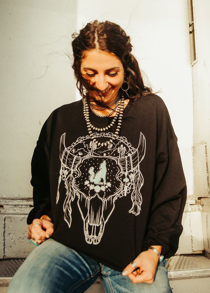 howling_coyotee's tweet photo. New Desert Skull design is available on the website!! shout out to @_mymarina_ for this dope design 🤩 https://t.co/JwdZ6hAxbo