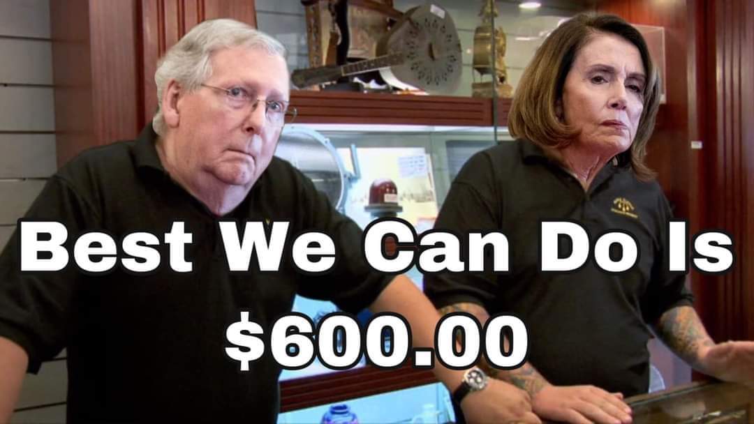SeamonkeyzRule's tweet photo. #StupidStimulusCheckQuestions Is that the best you can do? https://t.co/3ylpmNXXrP