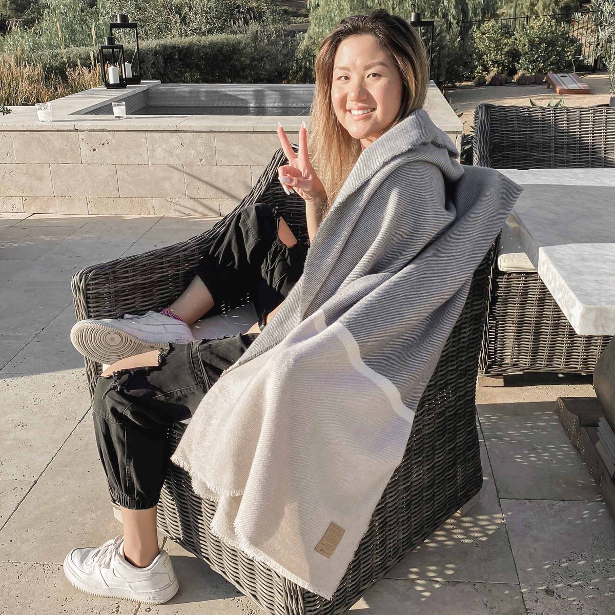 myBigLovie's tweet photo. Peace on Earth for ALL! Our Peace Collection Namaste blanket, 100% lambswool, 100% positive vibes.
.
.
.
#biglovie #blankets #love #spreadthelove #wrapupinlove #positivevibes #loveeachother#givelove #giveback #cozy #peace #peacecollection #namaste #relax #holidaygifts https://t.co/wfzNqxNvdi
