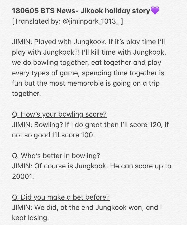 here’s more of them bowling together (and doing karaoke!) this was during their new year’s holiday too...