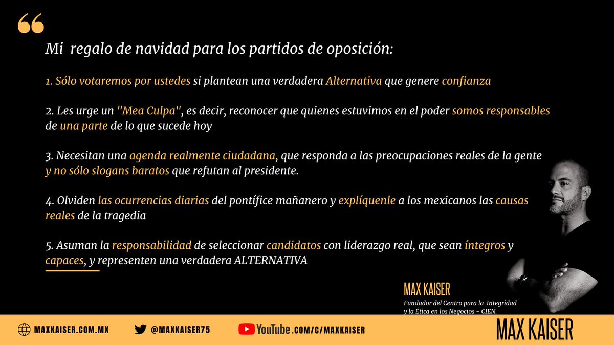 Les hice más bonito su Regalo de Navidad a los partidos de Oposición! 

¿Me ayudan a compartirlo por aquí y en sus demás redes para que les llegue? 🙏🏻RT🙌🏼👇🏼