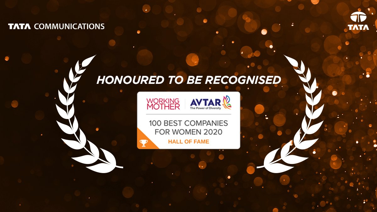 tata_comm's tweet photo. We're committed to create a #diverse & #inclusive culture at #TataComms & build a supportive #workplace environment for all. We're proud to be included in @avtarinc & @_WMMedia_'s 2020 Best Companies for Women in India – Hall of Fame! More on #BCWI2020: https://t.co/MXc0Ril6Gv https://t.co/FnDXuq5vpo