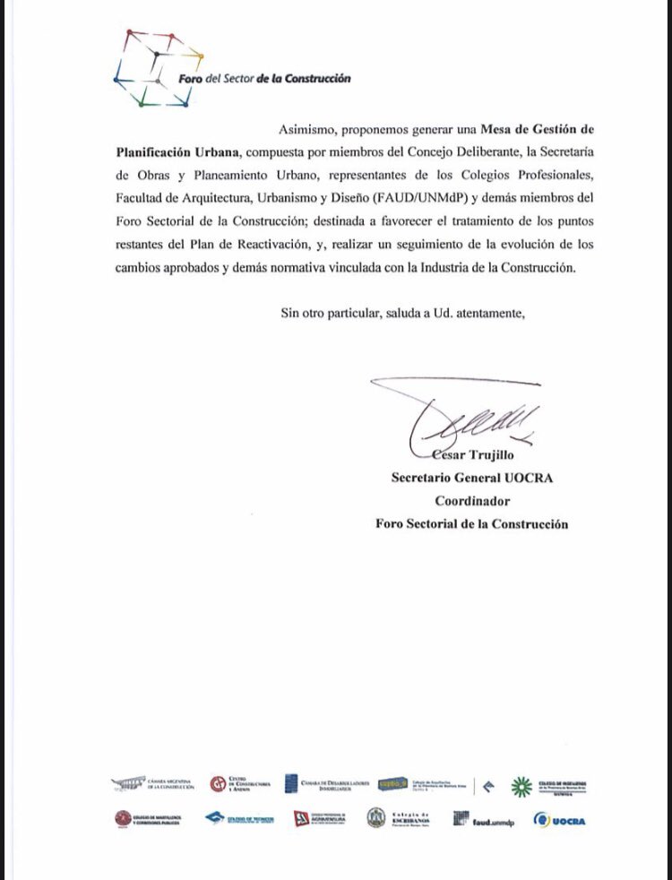Foro Sectorial de la Construcción MDP tweet media