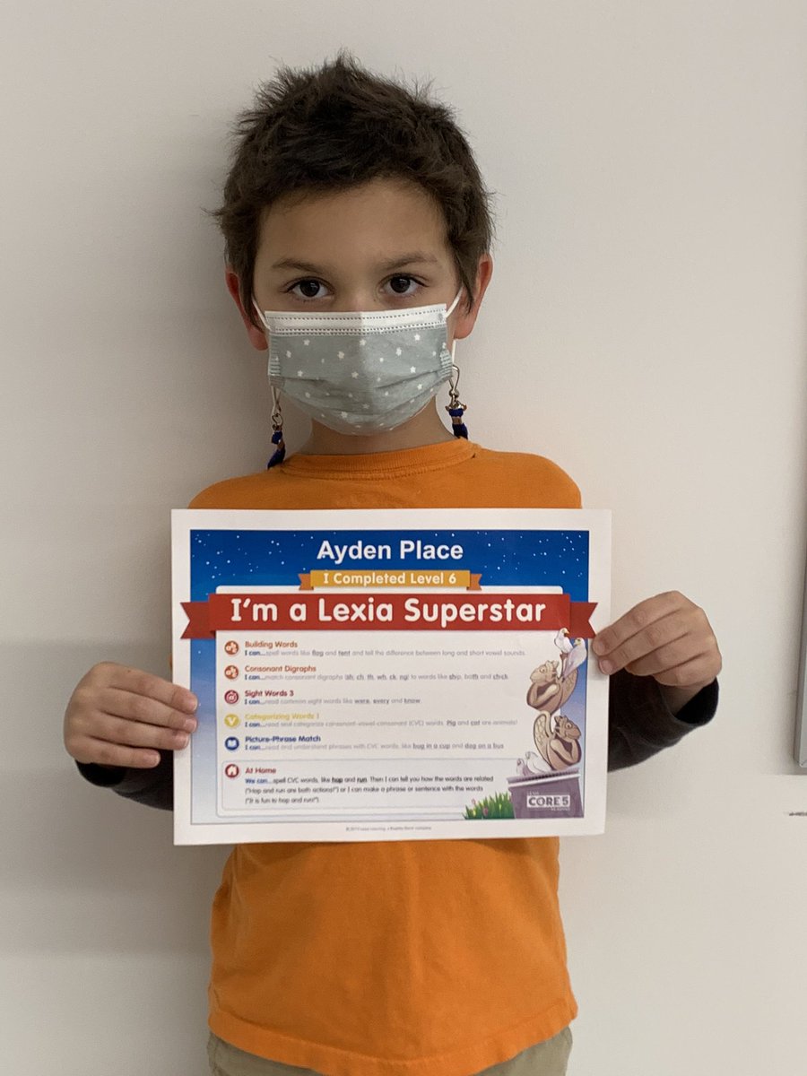 Congratulations Ayden for moving up another reading level in Lexia! 🎉 Keep up the GREAT work! 👏 <a href="/MPSPanthers/">Marlborough Public Schools</a>
