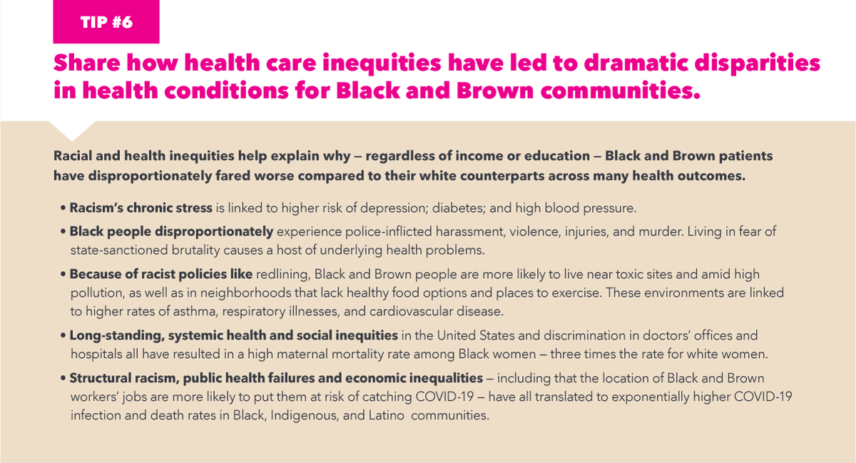 Share the facts and the real issues facing Black and Brown communities everyday.