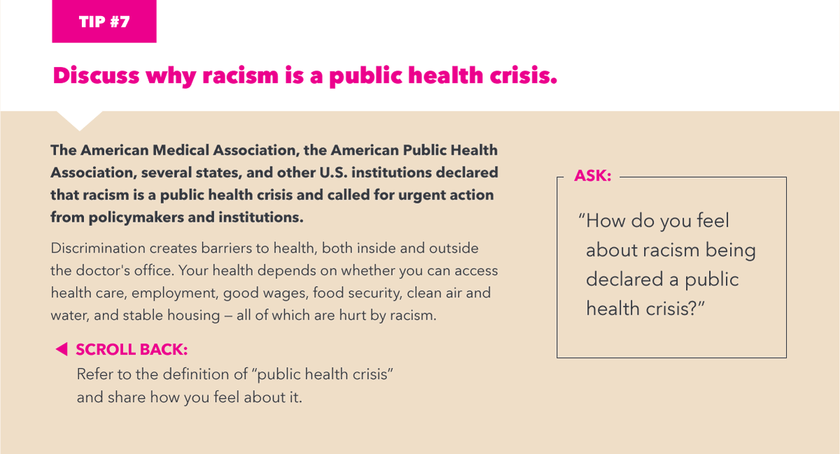  Racism is a public health crisis.