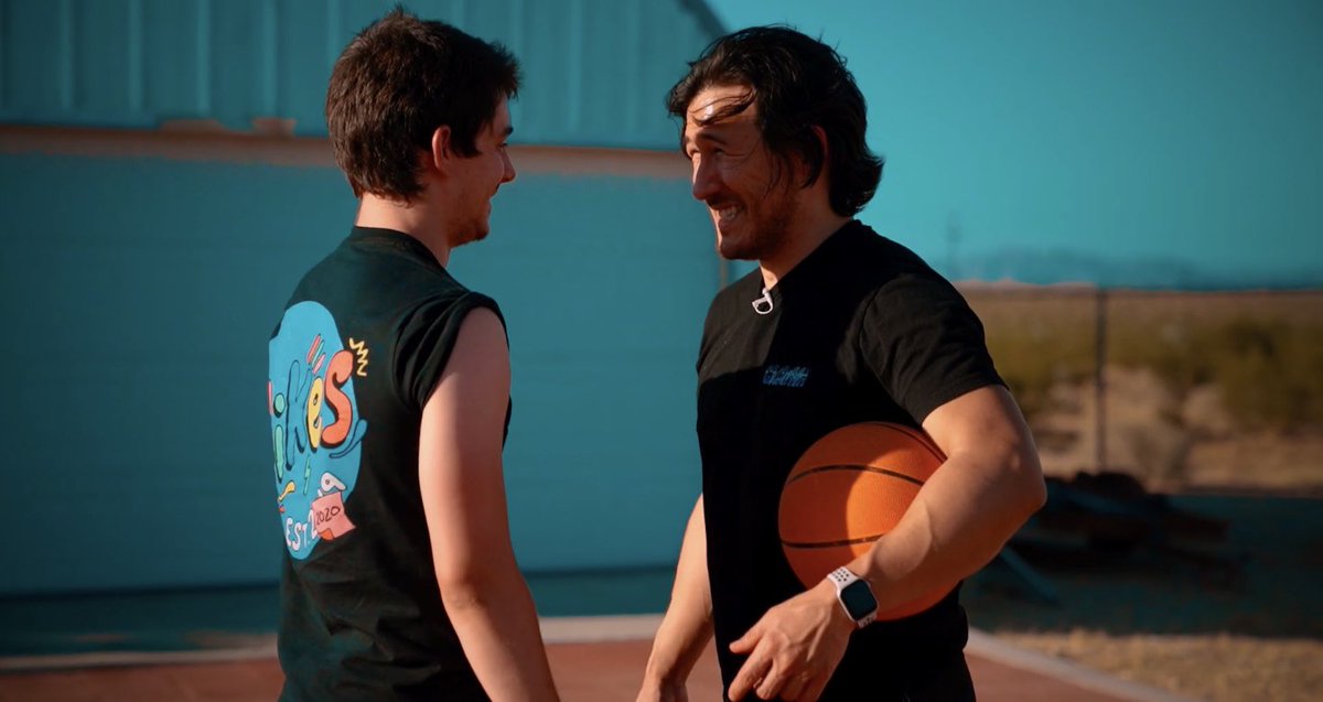 ethan and mark smiling/ laughing with each other a thread