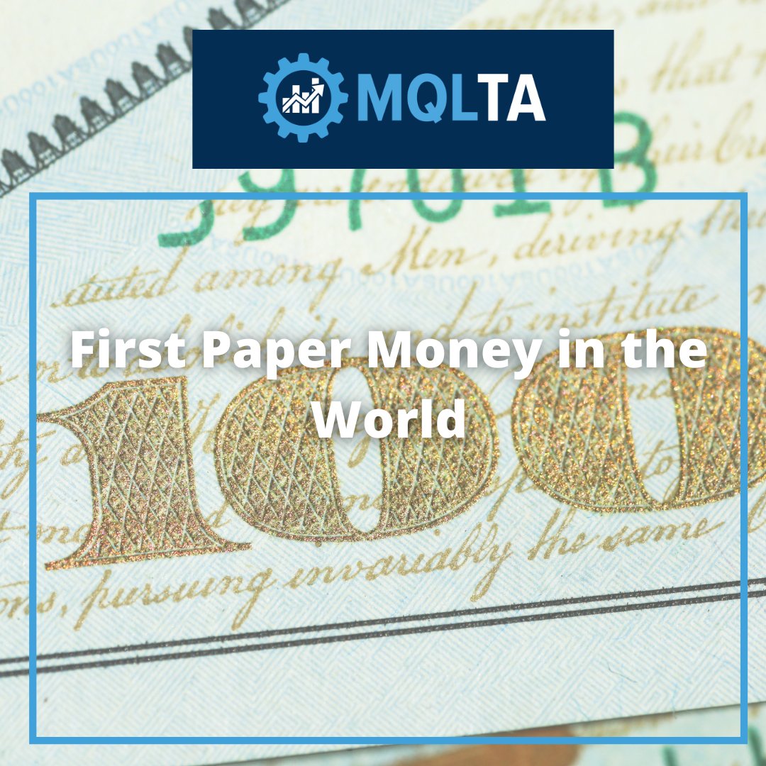 MQL4Trading's tweet image. Did you know that China was the first country to produce paper money in the World? It can be traced back in  Tang Dynasty (A.D. 618-907)