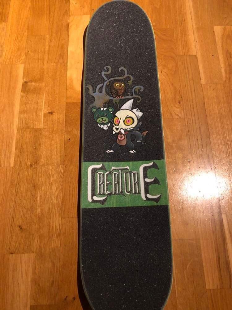 FamilyGeekStuff's tweet photo. Finished Sawyer’s Christmas presents today! 

Griptape art on 2 new decks! He’s ready next time (season) he can skate! 

#TheOwlHouse #monsterhunterstories #gripart #owlbert #ratha #creatureskateboards #almostskateboards #mobgrip #griptapeart #skateboard https://t.co/E8hh1AF3OR