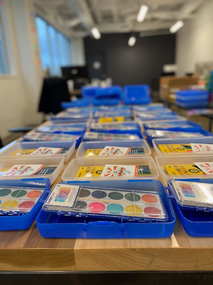 Art kits are underway for the Arts + Culture Workshop at the Westside YFD Center 🎨

Thank you to everyone who bought a shirt or sticker to support 30 children in our area!